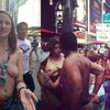 NSFW: Topless Women Invading Times Square For Topless Day Now